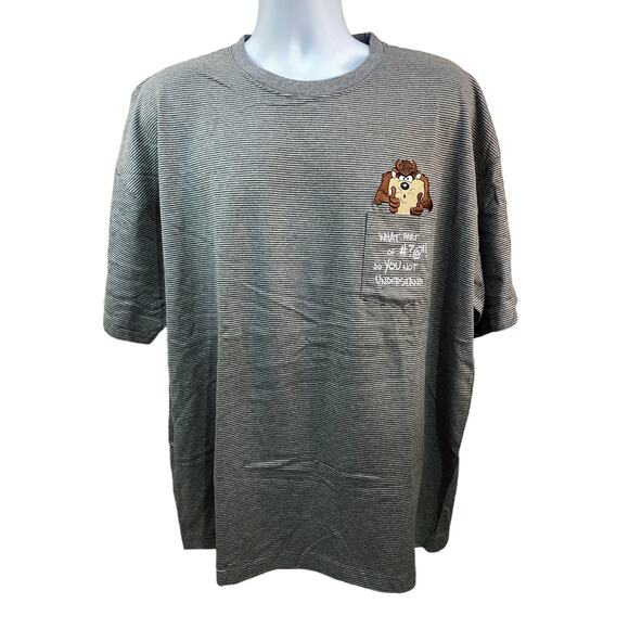 Vintage TAZ TASMANIAN DEVIL"What Part of @#$%@ Don't You Understand?" XXL Shirt - Picture 1 of 9
